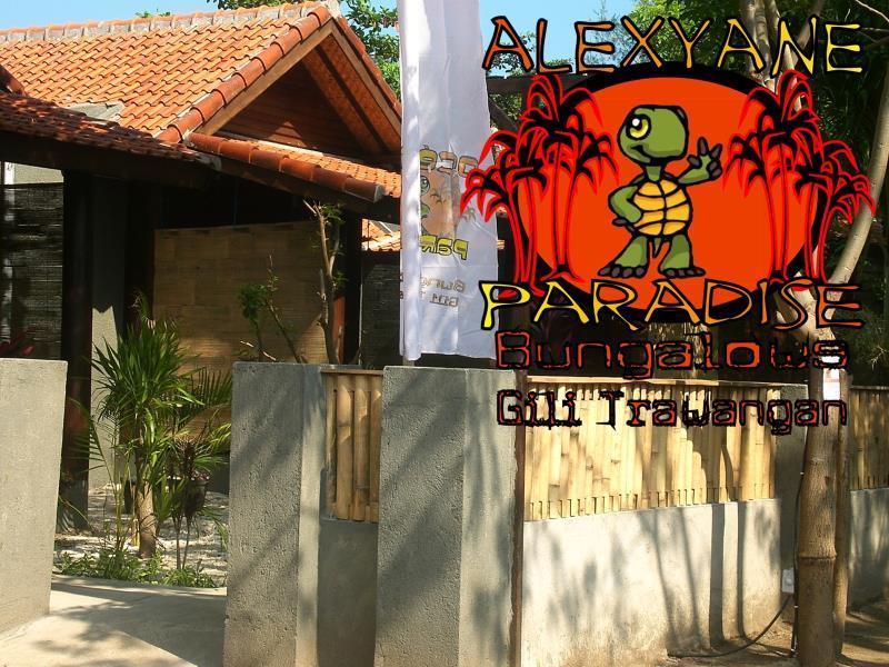 Alexyane Paradise Bungalow Hotel Gili Trawangan Exterior photo